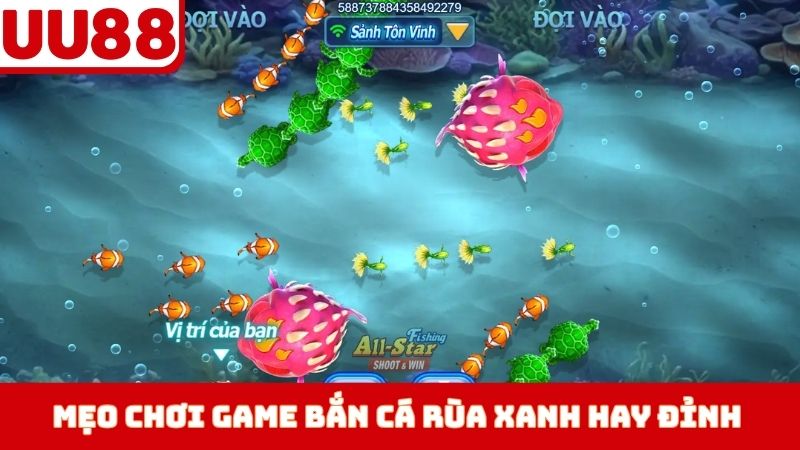 Mẹo chơi game bắn cá Rùa xanh hay đỉnh